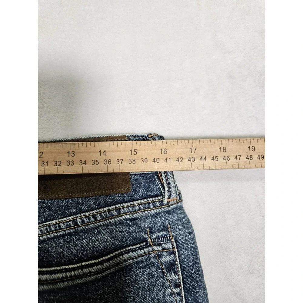 Todd Snyder Denim Blue Jeans Stretch 5-Pocket Straight Fit Men Size 32x31 - Picture 9 of 11